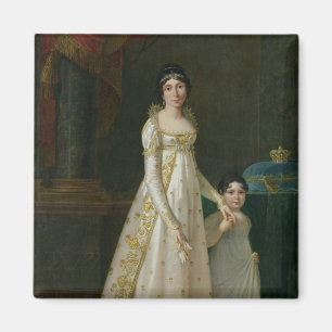 Portrait of Marie-Julie Clary Queen of Naples Magnet