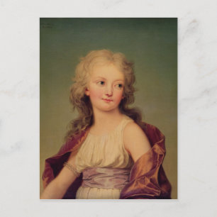 Portrait of Marie-Therese Charlotte of France Postcard