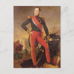 Portrait of Marquis Emmanuel de Grouchy Postcard
