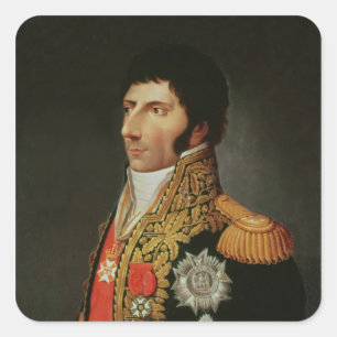 Portrait of Marshal Charles Jean Bernadotte Square Sticker