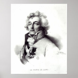 Portrait of Marshal Charles-Joseph Prince Poster