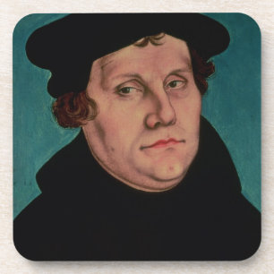 Portrait of Martin Luther, 1529 Coaster