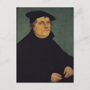 Portrait of Martin Luther 1543 Postcard