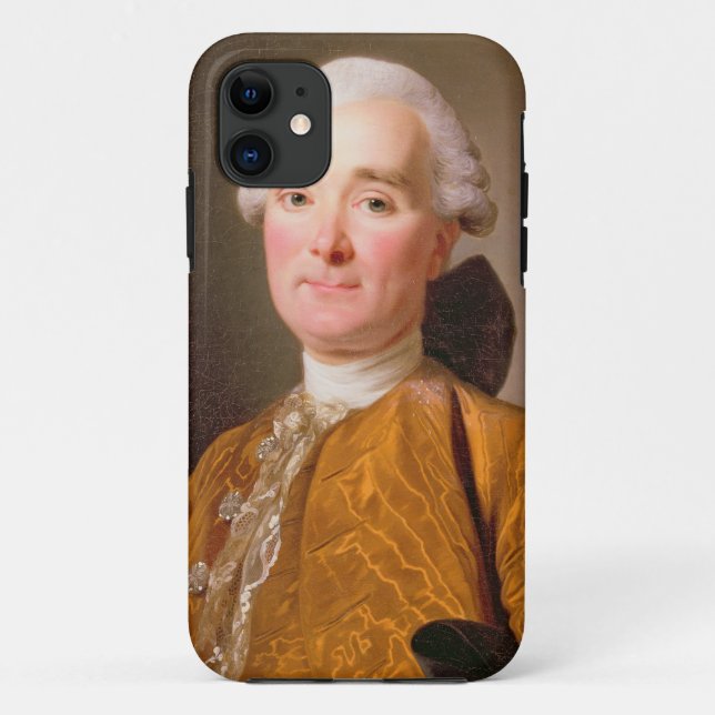 Portrait of Martin-Pierre Foache (oil on canvas) Case-Mate iPhone Case (Back)