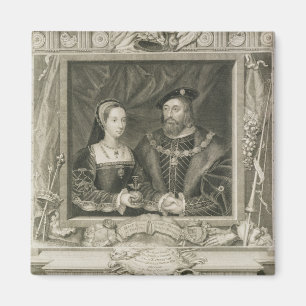 Portrait of Mary (1496-1533) Queen of France, and Magnet
