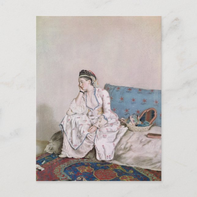 Portrait of Mary Gunning Postcard (Front)