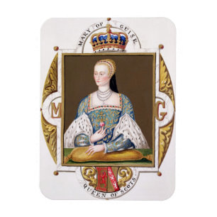 Portrait of Mary of Guise (1515-60) Queen of Scotl Magnet
