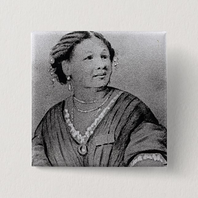 Portrait of Mary Seacole 15 Cm Square Badge (Front)