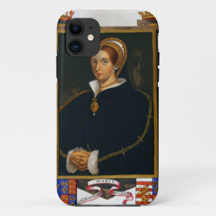 Portrait of Mary Tudor, from 'Memoirs of the Court iPhone 11 Case