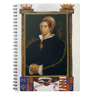 Portrait of Mary Tudor, from 'Memoirs of the Court Notebook