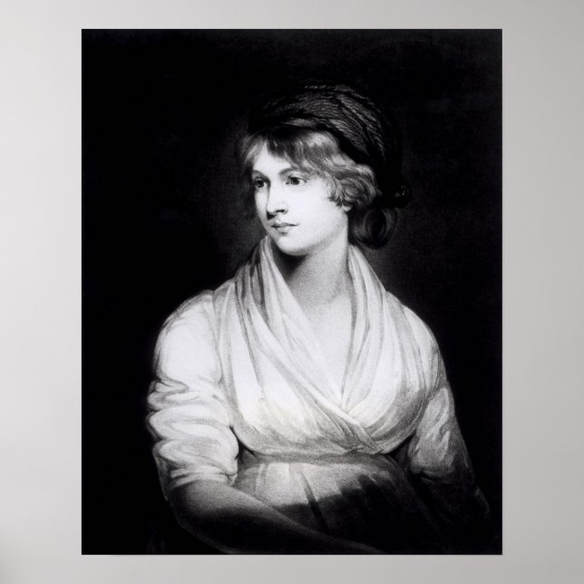 Portrait of Mary Wollstonecraft Godwin Poster (Front)