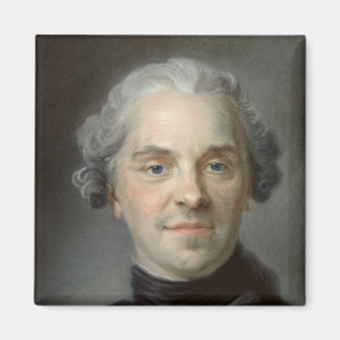 Portrait of Maurice, Comte de Saxe 1747 Magnet