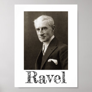 Portrait of Maurice Ravel (c. 1925) Poster