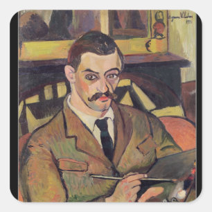 Portrait of Maurice Utrillo  1921 Square Sticker