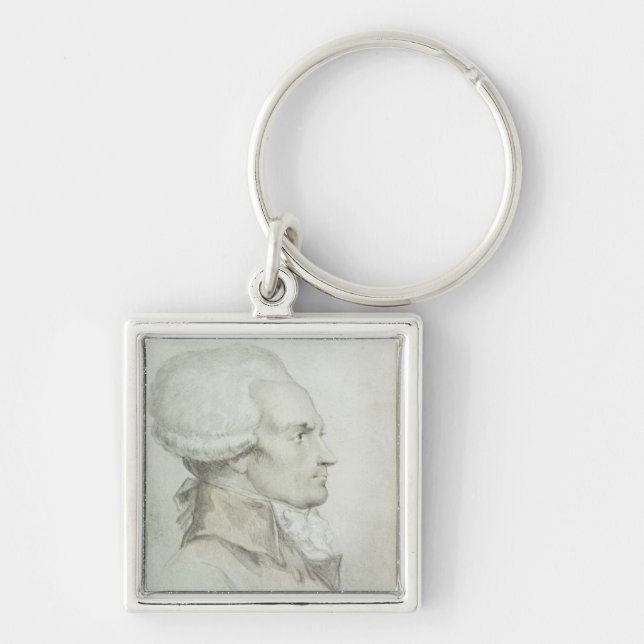 Portrait of Maximilien de Robespierre Key Ring (Front)