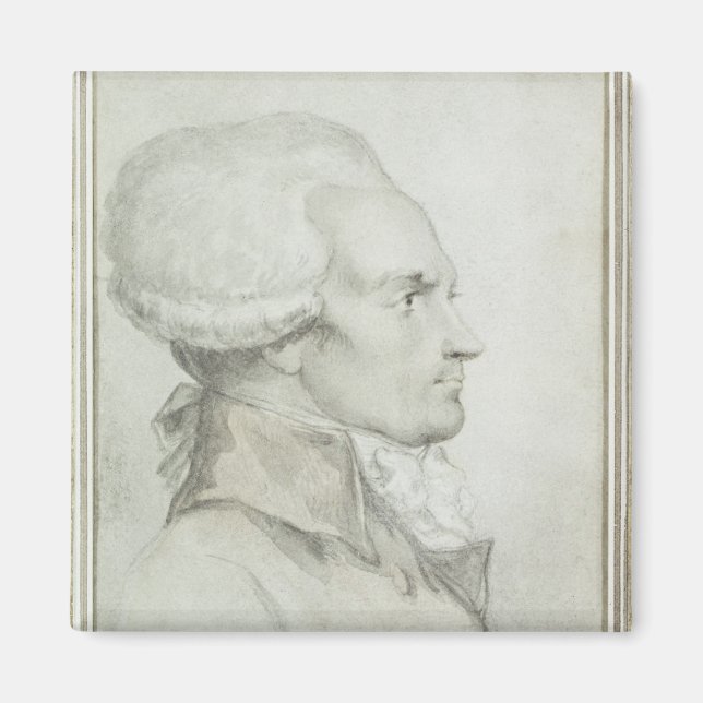 Portrait of Maximilien de Robespierre Magnet (Front)