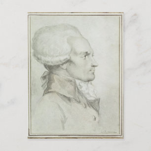 Portrait of Maximilien de Robespierre Postcard
