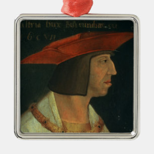 Portrait of Maximillian I Metal Tree Decoration
