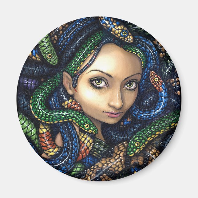 "Portrait of Medusa" Magnet (Front)