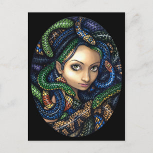 "Portrait of Medusa" Postcard