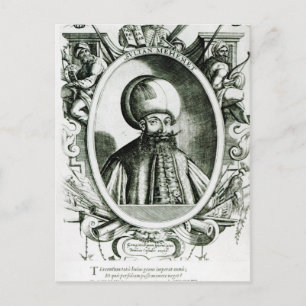 Portrait of Mehmet III Postcard