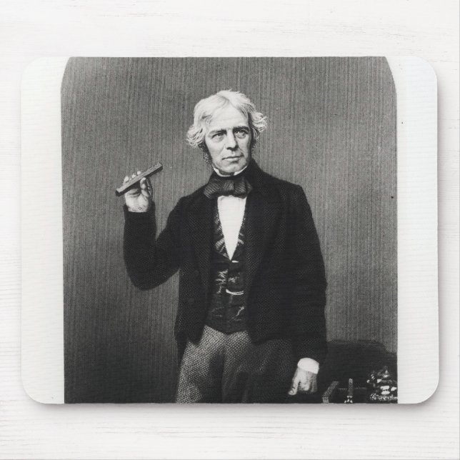Portrait of Michael Faraday Mouse Pad (Front)