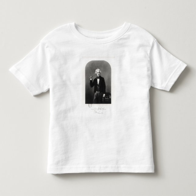 Portrait of Michael Faraday Toddler T-Shirt (Front)