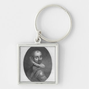 Portrait of Michel de Montaigne Key Ring