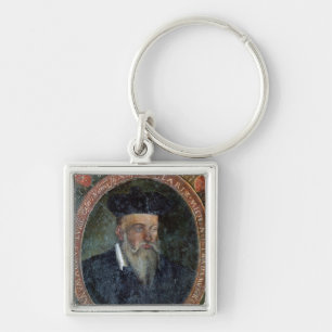Portrait of Michel de Nostradame Key Ring