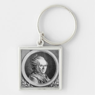 Portrait of Michel-Jean Sedaine Key Ring