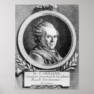 Portrait of Michel-Jean Sedaine Poster
