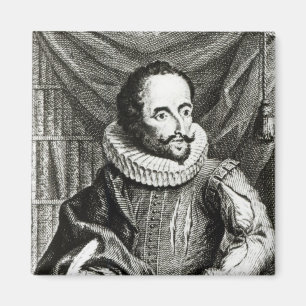 Portrait of Miguel de Cervantes Saavedra Magnet