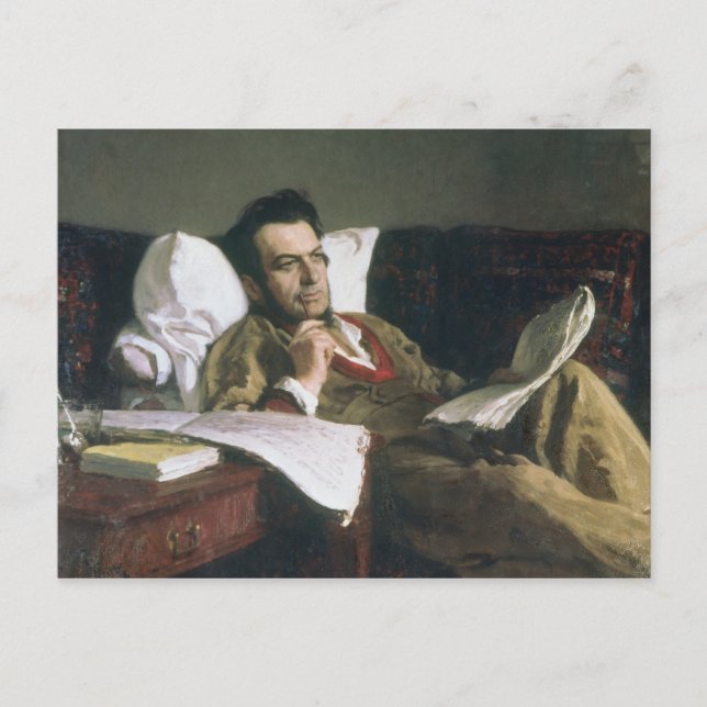 Portrait of Mikhail Glinka Postcard (Front)