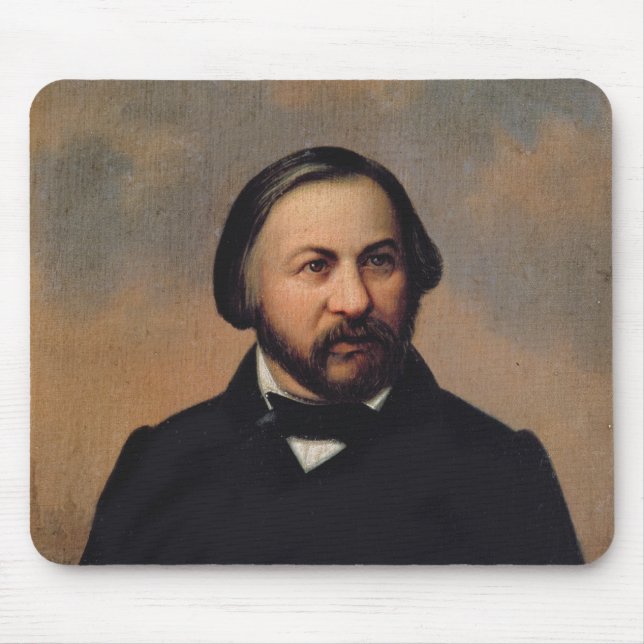 Portrait of Mikhail Ivanovich Glinka , 1850s Mouse Pad (Front)
