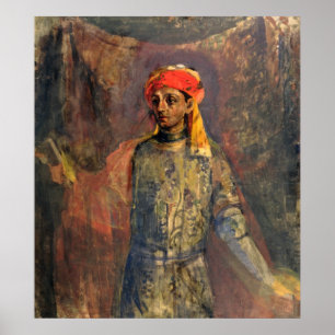 Portrait of Mikhail Kuzmin, 1911-12 Poster