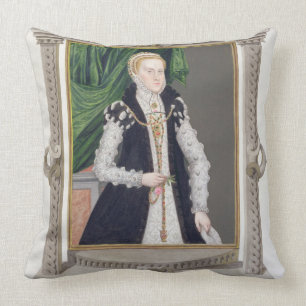 Portrait of Mildred Cooke, Lady Burghley from 'Mem Cushion