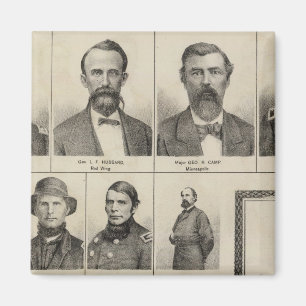 Portrait of Military Men, Minnesota Magnet