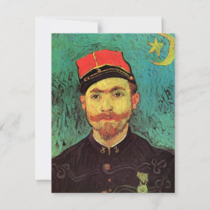 Portrait of Milliet, The Lover by Vincent van Gogh