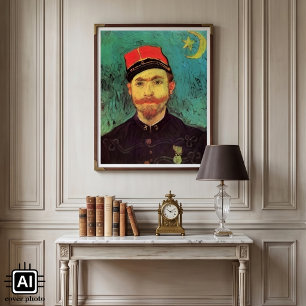 Portrait of Milliet, The Lover by Vincent van Gogh Poster