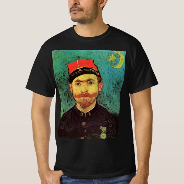 Portrait of Milliet, The Lover by Vincent van Gogh T-Shirt (Front)