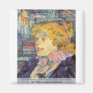 Portrait Of Miss Dolly From The Star "In Le Havre, Magnet