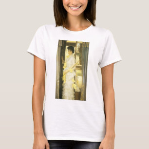 Portrait of Miss Lloyd by Tissot, Vintage Portrait T-Shirt