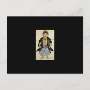 Portrait of Miyamoto Musashi as a Boy, Edo Period Postcard