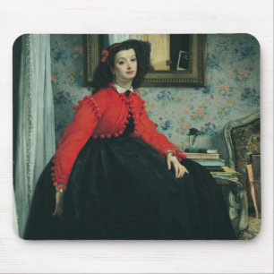 Portrait of Mlle. L.L. 1864 Mouse Pad