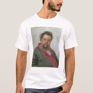 Portrait of Modest Petrovich Moussorgsky 1881 T-Shirt
