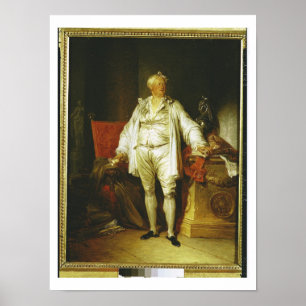 Portrait of Monsieur Bergeret de Grancourt (1715-8 Poster