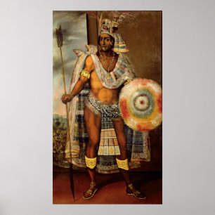 Portrait of Montezuma II Poster