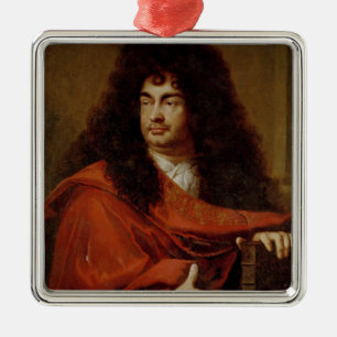 Portrait of Montfleury Metal Ornament