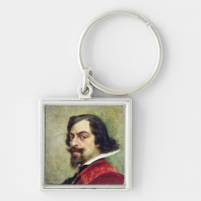 Portrait of Mounet-Sully Key Ring (Front)