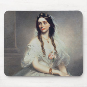 Portrait of Mrs C.W.Stoughton (d.1907), Three-quar Mouse Pad